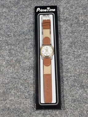 Vintage NRA-ILA Prime Time Watch New Unused Unworn Leather Band